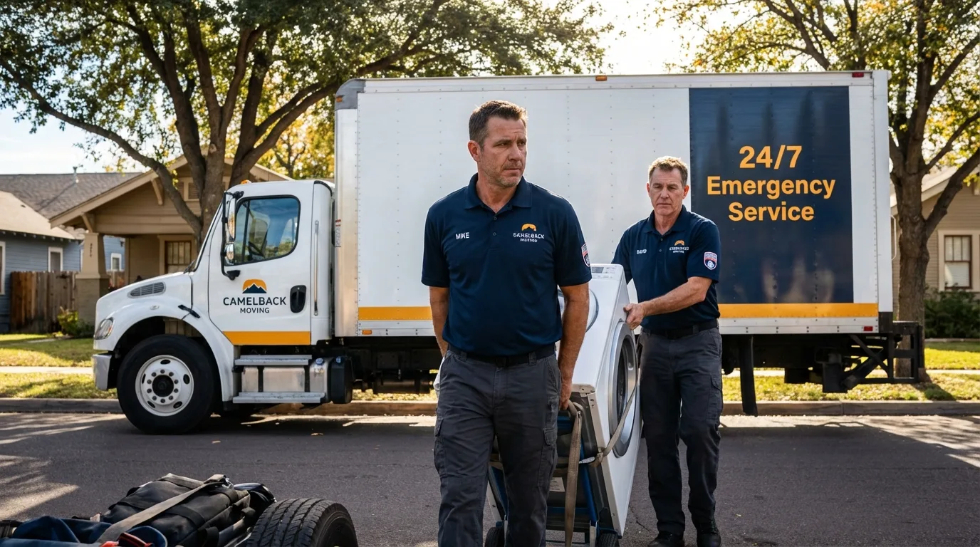 CamelBack Moving crew loading furniture in Saint Joseph, LA